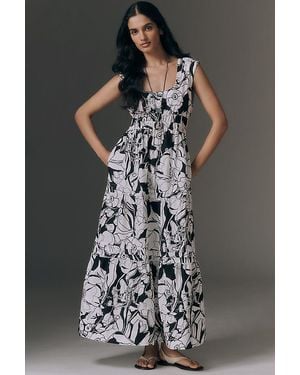 By Anthropologie The Somerset Sleeveless Maxi Dress - Green
