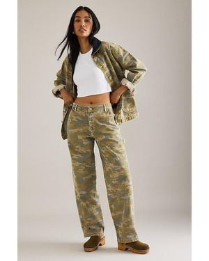 Damson Madder Drew Camo Cargo Jeans - Natural