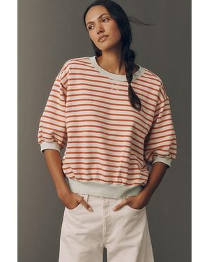 Pilcro The Niki Bubble Sweatshirt By - Multicolour