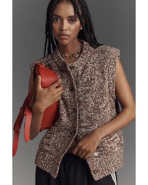 ALIGNE Bronson Knitted Vest - Brown