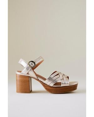 Esska Carlota Heeled Sandals - Metallic