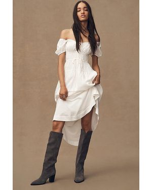 Silent D Ivy Knee-High Boots - Natural