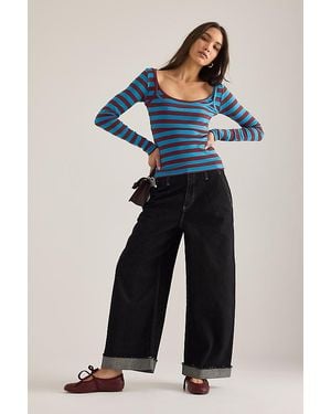 Damson Madder Pascal Loose Jeans - Blue