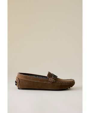 Barbour Laire Suede Driving Shoes - Natural