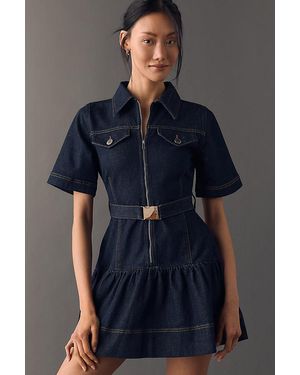 ALIGNE Amanda Cotton Denim Mini Dress - Blue