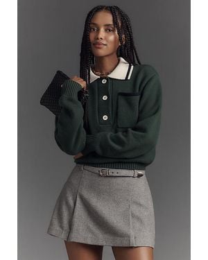 ALIGNE Brett Rugby Knitted Jumper - Green