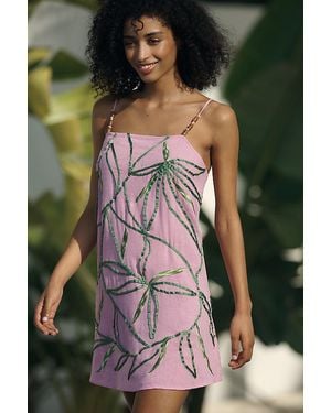 Celandine Jungle Shift Dress - Purple