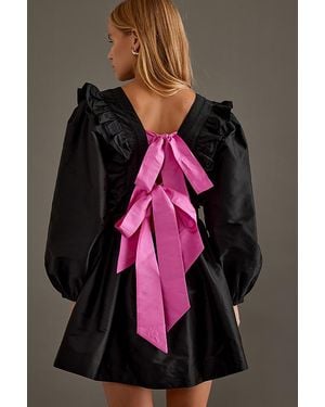 Damson Madder Piarra Mini Smock Dress - Pink