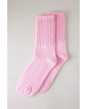 By Anthropologie Sporty Scrunch Socks - Pink
