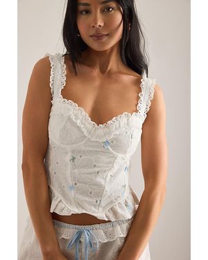 Wild Lovers Paulette Corset Top - White
