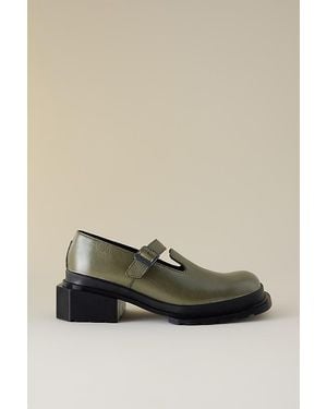 Dr. Martens Maybole Mary Jane Leather Shoes - Green