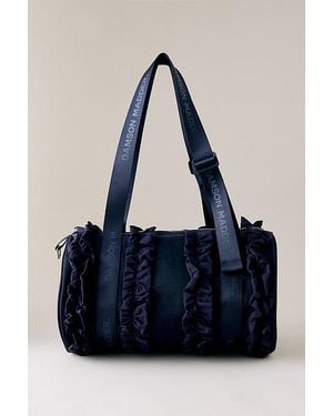Damson Madder Brooke Frill Barrel Bag - Blue