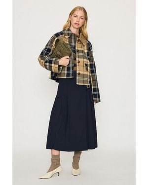 Barbour Delilah Check Showerproof Jacket - Blue