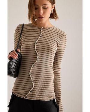 OperaSPORT Claire Seamless Cardigan - Brown