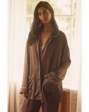 Love Stories Cedric Classic Pyjama Shirt - Brown