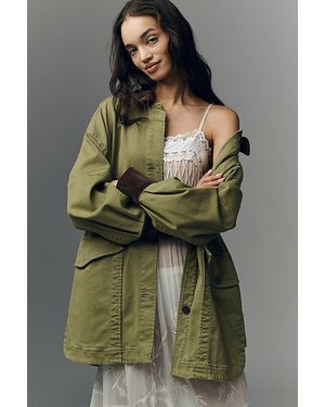 Pilcro Oversized Barn Coat - Green