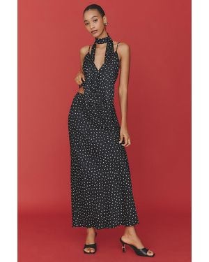 By Anthropologie The Tilda Maxi Slip Skirt - Red