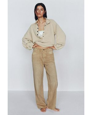 Pilcro Celeste Mid-Rise Relaxed Jeans By - Natural