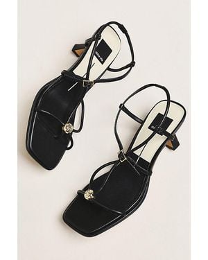 Dolce Vita Mylee Strappy Kitten Heels - Black