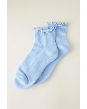 Daily Practice Athletic Ruffle Socks - Blue