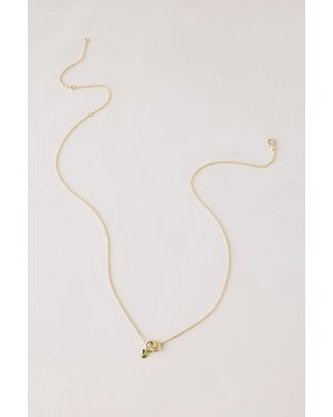 Pdpaola Plated Lily Necklace - Metallic