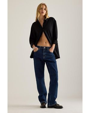 Lee Jeans Rider Loose Straight-Leg Jeans - Blue