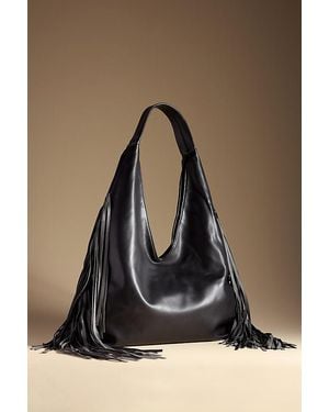 Urban Originals Texas Star Fringe Bag - Black