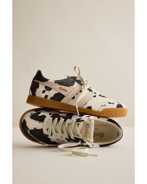 Gola X Anthropologie Elan Cow Print Trainers - Metallic