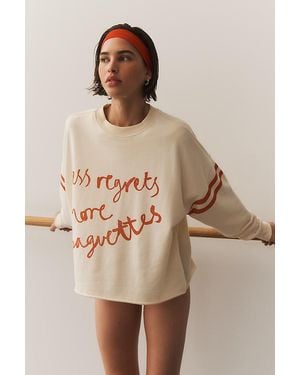 Daily Practice Less Regrets Sweatshirt - Natural