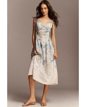 En Saison Vivian Sweetheart Midi Dress - Natural