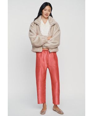 Maeve Marnie Taffeta Tapered Trousers