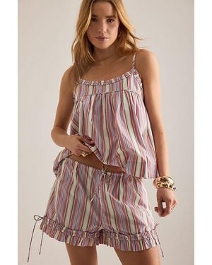 Damson Madder Flynn Frilly Bloomer Shorts - Multicolour