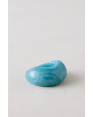 By Anthropologie Resin Ring - Blue
