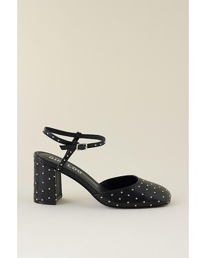 Bibi Lou Emily Studded Heels - Black