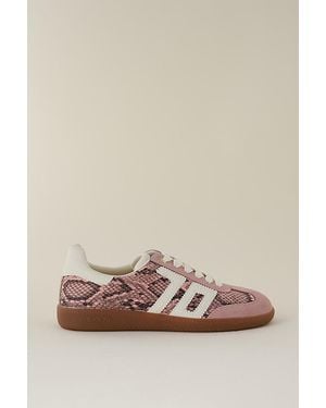 Back 70 Cloud Snake Print Trainers - Brown