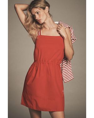 Daily Practice Passing Shot Sleeveless Mini Dress - Red