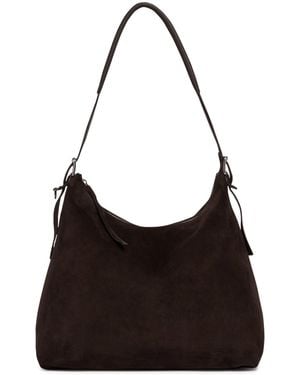 Lemaire Belted Hobo Bag - Black