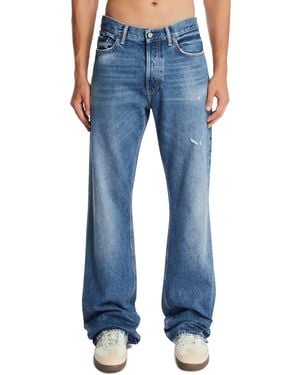 Acne Studios Jeans A Gamba Dritta Blu