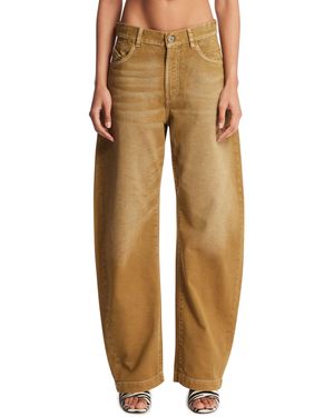 The Attico Faded Fern Jeans - Natural