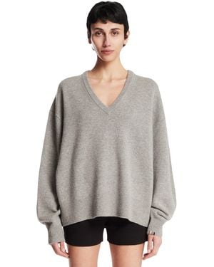 Extreme Cashmere Light V-Neck Jumper - Grey