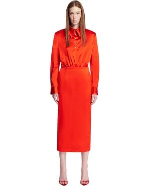 Willy Chavarria The Polo Dress Rosso