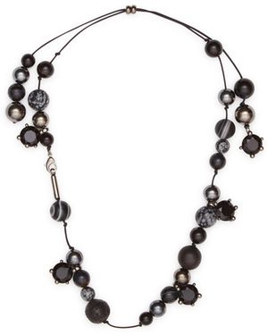 Panconesi Night Sky Holiday Necklace - Black