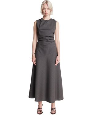 Rohe Abito Drappeggiato Grigio