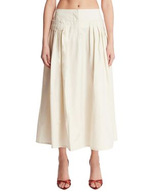 Studio Nicholson Ivory Agat Skirt - Natural