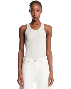 Carven Wool Racer Top - White