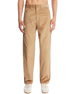 DARKPARK Ribbed Carpenter Trousers - Natural