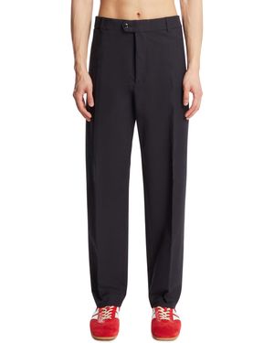 Umit Benan Matt Trousers - Blue