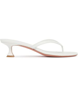 AMINA MUADDI Gigi Thong Sandals - White