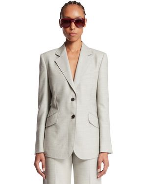 DECHAMPS Wool And Silk Jacket - White