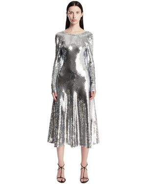 Bottega Veneta Sequin Dress - White